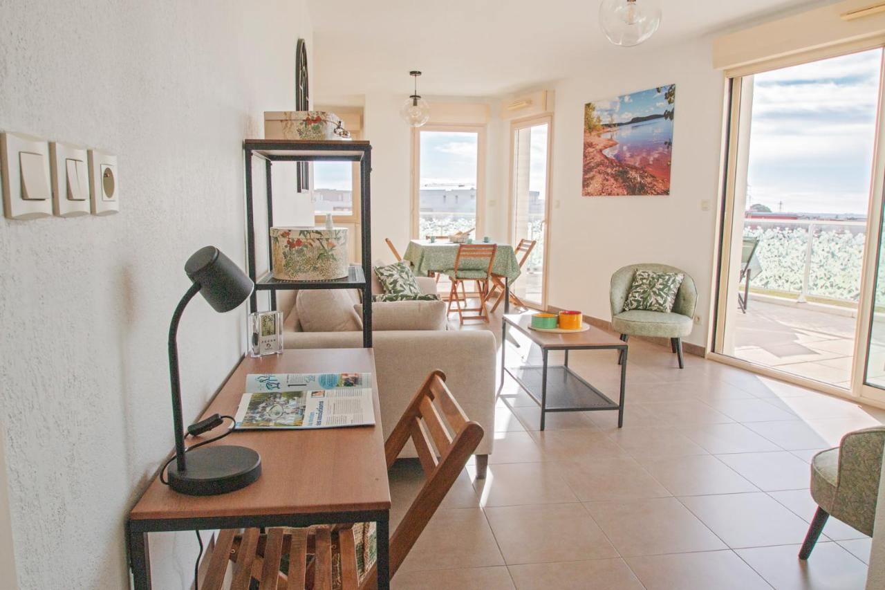 Appartement 4 personnes, Grande Terrasse, Parking Privé, WIFI Montpellier Esterno foto