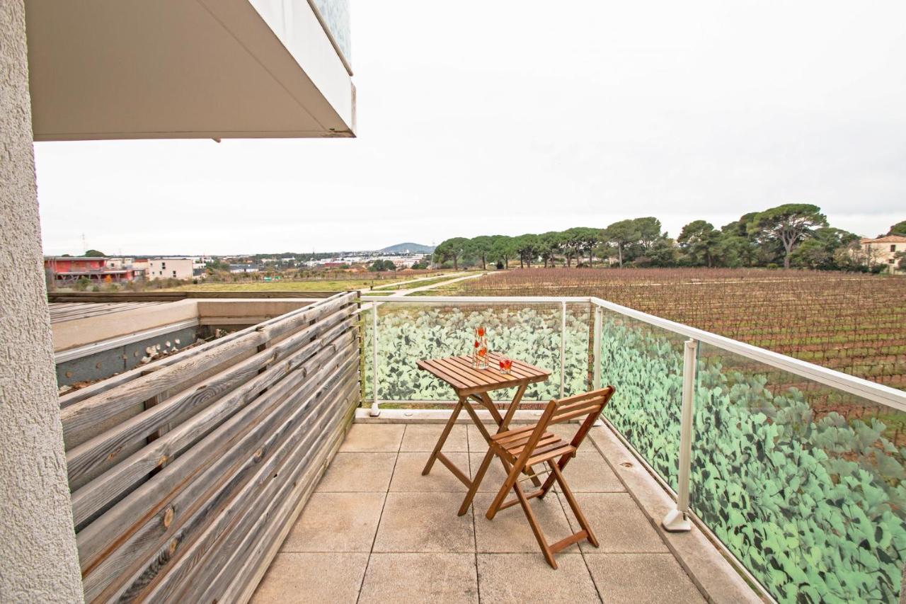 Appartement 4 personnes, Grande Terrasse, Parking Privé, WIFI Montpellier Esterno foto